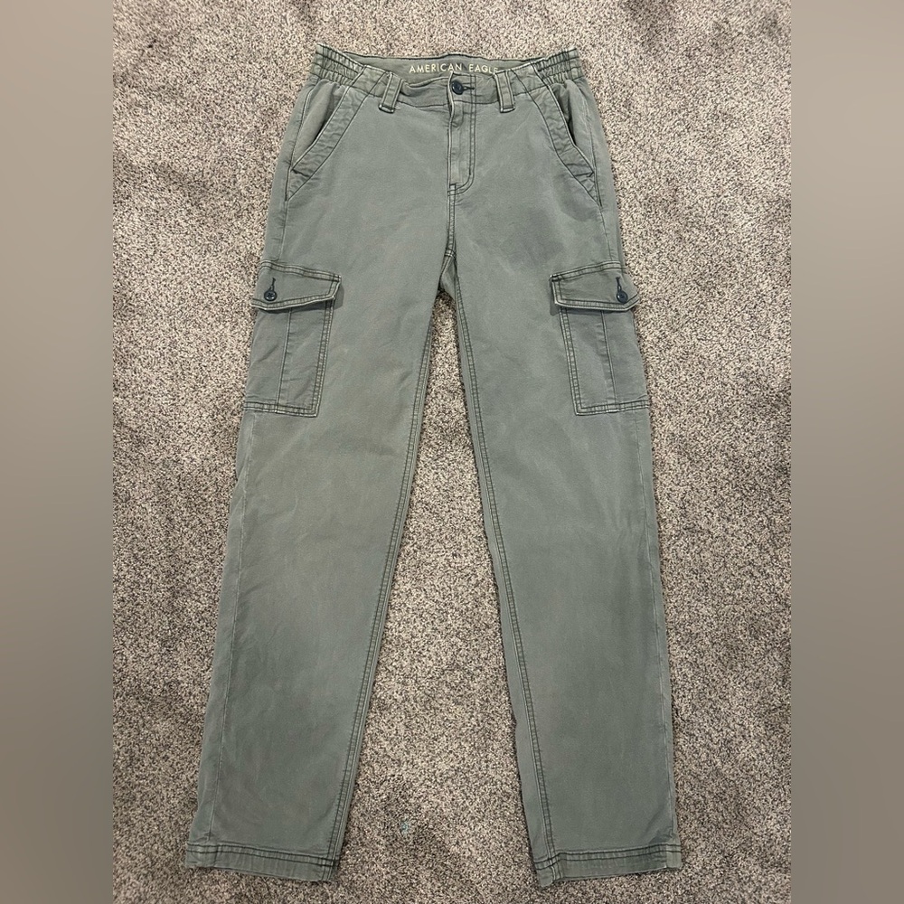 American Eagle Outfitters Women's Cargo Pants - Olive